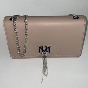 Women’s Metal Fringe Vegan Leather Purse BADGLEY MISCHKA Taupe